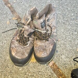 Ozark Trail Kids Camo Boots Outdoor Equipment Hunting Hiking Size 1